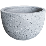 Lillepott Besk, klaaskiud, 30 cm x 30 cm, helehall v.