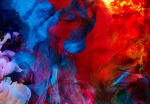 Fototapeet Artgeist Colored Flames, 70 cm x 70 cm