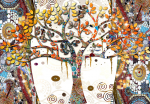 Fototapeet Artgeist Decorated Tree, 70 cm x 70 cm