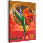 Maalimine numbrite j&auml;rgi Artgeist Strelitzia MA_0727, mitmev&auml;rviline, 40 x 60 cm