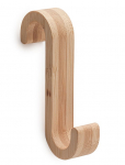 Konks Gedy, 57 mm x 25 mm x 125 mm, puidu/pruun