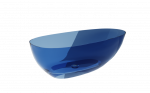 Vann, teisaldatav Besco Xara Blue Wave, 160 cm x 75 cm x 55 cm, sinine/must