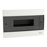 Modulaarne paneel Schneider Electric EASY9, krohvialune, IP40, 12 mood., valge/must