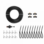 Veeudu s&uuml;steem Bradas Black Line, plastik, 600 cm, must