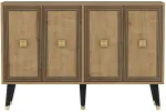 Konsoollaud Kalune Design Ansel, kuldne v., 120 cm x 30 cm x 80 cm