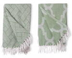 Pleed Gift Decor, roheline v./(v&auml;rv/disain valitakse juhuslikult), 125 cm x 150 cm