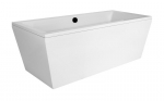 Vann, teisaldatav Besco Vera, 170 cm x 75 cm x 61.5 cm, ristk&uuml;lik, valge