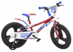 Laste jalgratas, laste Dino Bikes R1 BOTTARI.814L-06, sinine v./valge v./punane v., 14"