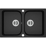 K&ouml;&ouml;givalamu Laveo Celia SBC_720T, Black, graniit, 76 cm x 48 cm x 17 cm, must v.