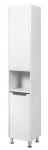 Vannitoa kapp Uvvis Valencia 35, valge v., 29 cm x 35 cm x 160 cm