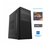 Statsionaarne arvuti Mdata Business Ryzen 5 5600G, DDR4 16 GB, SSD 1 TB, AMD Radeon RX Vega 7 Dynamic, Windows 11 Pro