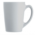 Tass Luminarc New Morning Alix, valge v./must v., 0.32 l