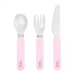 S&ouml;&ouml;giriistade komplekt lastele Ambition Junior Eddie, 1 aasta, plastik/roostevaba teras, roosa
