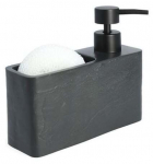 Valamu organiseerija Homla Teana, 17 cm x 6 cm x 15 cm, plastik, must