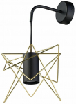 Valgusti seinale Nowodvorski Gstar 8285, GU10, 1 x 10 W, kuldne v./must v.