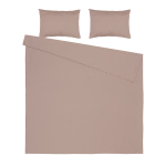 Voodipesukomplekt Domoletti Solid BROWN, tumepruun v., 50 x 70 cm, 200 x 220 cm, 3 os.
