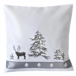 J&otilde;ulu dekoratiivne padjakate JB107-01, valge/h&otilde;be/grafiit, 40 cm x 40 cm