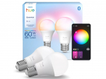 Nutikas pirn Philips Hue Essential E WCA 806 LED, A60, 2200 - 6500 &deg;K, E27, 8 W, 806 lm, 2 tk