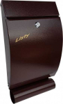 Postkast A4WT SKL A4WT 137, pruun v., 7.5 cm x 24.5 cm x 41 cm
