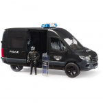 Figuuriga s&otilde;iduk Bruder BWorld MB Sprinter Police Special Forces, must v.