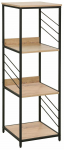 P&otilde;randariiul Home4you Dimitra 40706, pruun v./must v., 124 cm x 40 cm x 40 cm