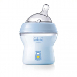 Lutipudel Chicco NaturalFeeling, 150 ml, 0 kuud, sinine v.