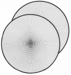 Lauamatt Homla Salado 244264, 38 cm x 38 cm, 2 tk, Must v.