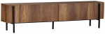 TV-kapp Nordure Nexus, must v./p&auml;hklipuu v., 29.5 cm x 180 cm x 45.5 cm