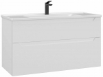 Vannitoakapp valamuga Kalune Design Messina, valge matt v., 45 cm x 100 cm x 55 cm