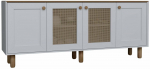 Konsoollaud Kalune Design Bohemian, p&auml;hklipuu v., 40 cm x 180 cm x 75 cm