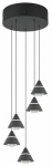 Valgusti lagi Trio Romeo, LED, 2300 - 4000 &deg;K, 5 x 7 W, must v.