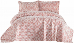 Voodikate, koos padjap&uuml;&uuml;ridega Mijolnir Merlin 188WTN1809, dusty rose, 240 cm x 260 cm
