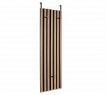 Uks M&M Grace, 30 cm x 3 cm, lamineeritud puitlaastplaat (lmdp), must v./artisan oak v.
