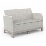 &Otilde;uesohva Keter Scandi Form 2, helehall v./helebeež, 124.5 cm x 73 cm x 77.5 cm