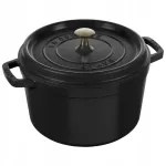 Emailitud malmpott Staub La Cocotte, &Oslash;24 cm, 4.8 l, must v.