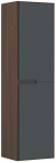 Rippuv vannitoakapp Kalune Design Craft 40 - 319, antratsiit v./p&auml;hklipuu v., 27 cm x 40 cm x 138 cm