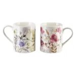 Tasside komplektid AffekDesign Colorato, valge v./roosa v./violetne v., 0.4 l