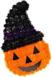 Dekoratsioon lastele/t&auml;iskasvanutele, k&otilde;rvits Halloween, must v./oranž v./violetne v., 2.5 cm x 22.8 cm x 35.5 cm