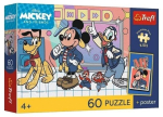 Pusle Trefl Mouse team / Disney, 27 cm x 20 cm, 60 tk