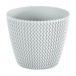 Lillepott Prosperplast Splofy DSP160, plastik, &Oslash; 15.7 cm, valge v.