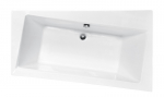 Vann, nurgaga Besco Infinity, 170 cm x 110 cm x 55.5 cm, parempoolne, valge