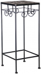 Lillepostament Home4you, 25 cm x 25 cm, 60 cm, metall