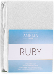 Voodilina Restilo Ruby, valge v., 200 x 220 cm, kummiga
