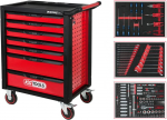 T&ouml;&ouml;riistakast KsTools RacingLine, 67.8 cm x 45.9 cm x 94.5 cm, must v./punane v.
