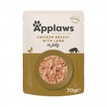 Kassi m&auml;rgtoit Applaws Natural Cat Food, lambaliha/kanaliha, 0.07 kg