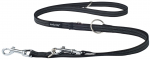Koera rihm Amiplay Rubber, must v., 1-2m x 2cm