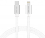 Juhe Swissten, Apple Lightning/USB-C, 200 cm, valge
