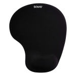 Hiirematt Elmak Savio MP-01B, 23 cm x 19 cm x 1.8 cm, must v.