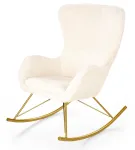 Kiiktool Liberto, kuld v./kreemjasvalge, 77 cm x 67 cm x 78 cm