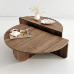 Kohvilaud Kalune Design Podium, p&auml;hklipuu v., 30 cm x 90 cm x 35 - 60 cm